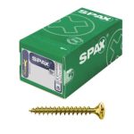 Spax Yellox 5.0 x 50mm Pozi Drive Wood Screws (Box 200)