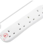Masterplug 4-Way Extension Lead 5m with Surge Protection