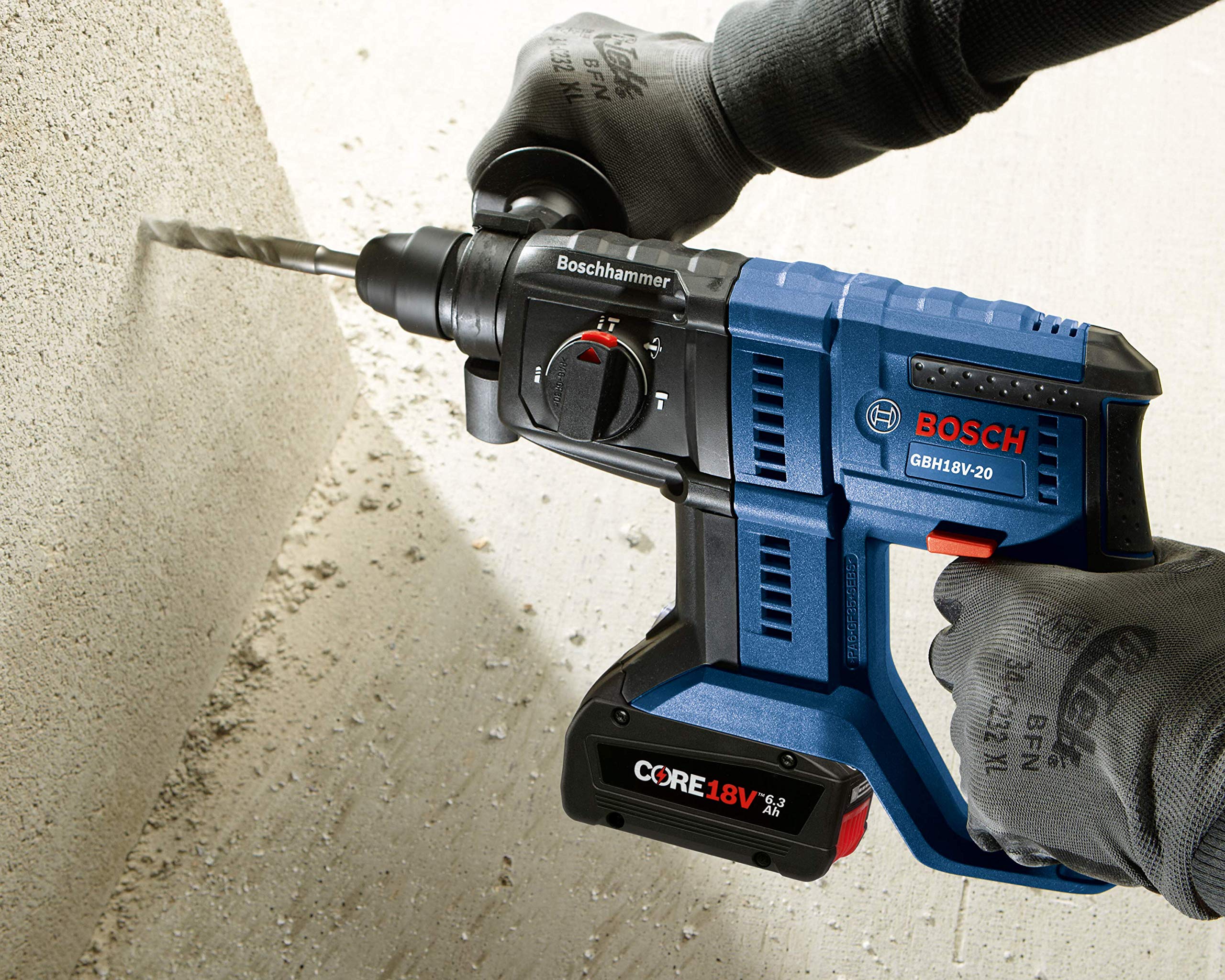 91mrZ1q0jbL Bosch GBH 18V-20 SDS Plus Hammer Drill (Bare) - Image 1