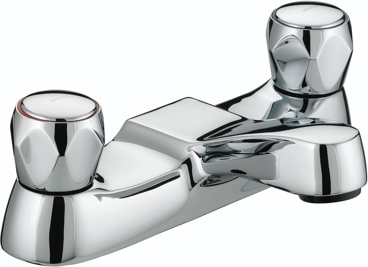 L-2020-2-20--10-24-9-335 Bristan Value Club Bath Filler Tap Pair Chrome - Image 1