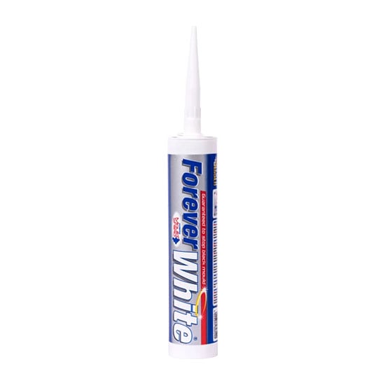 everbuild-forever-white-bathroom-silicone-310ml Everbuild Forever White Bathroom Sealant 310ml - Image 1