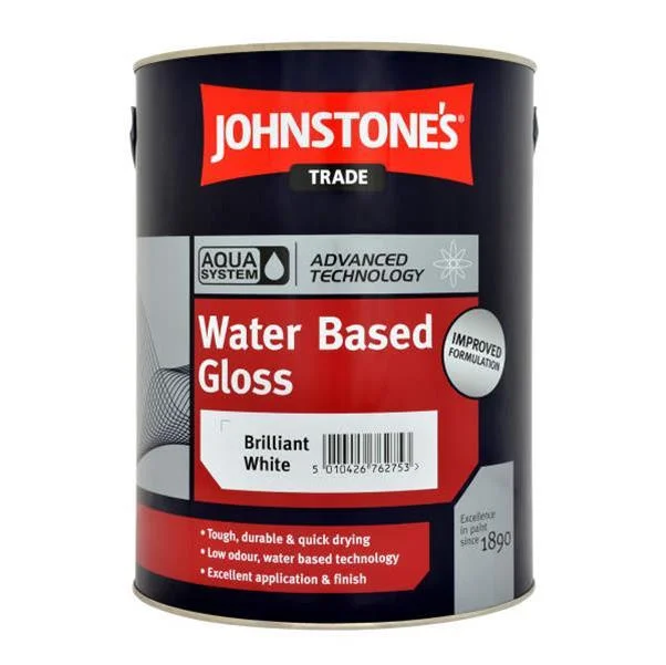 johnstones-trade-aqua-gloss Johnstones Trade Aqua Gloss Pure Brilliant White 2.5L - Image 1