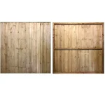 Pressure Treated Featheredge Fence Panel 1.8m x 1.8m